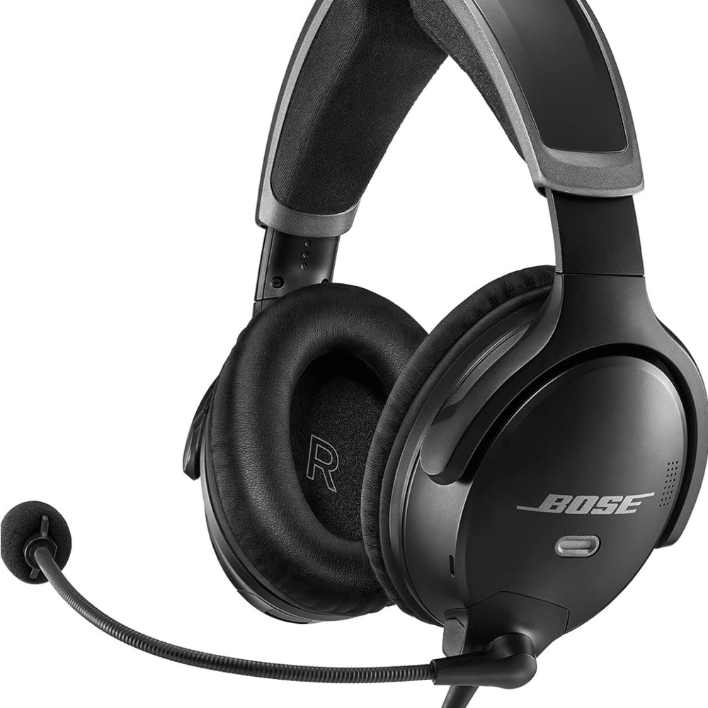 Bose Black Over-Ear Headphones with Boom Mic